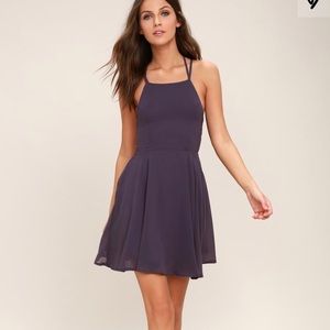 Lulus Good Deeds Lace-Up Dress